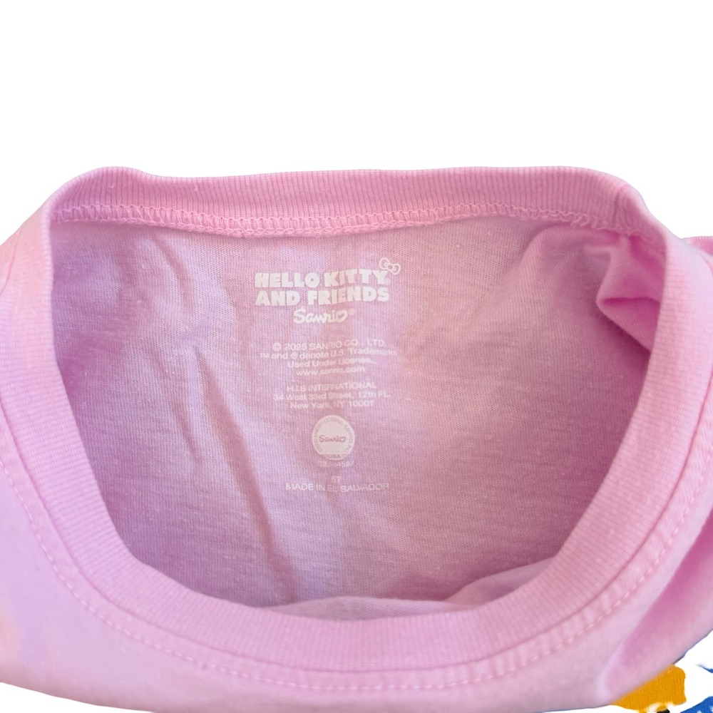 Sanrio T-Shirt Pink Hello Kitty and Friends Graphic Kids 5T - Picture 3 of 3